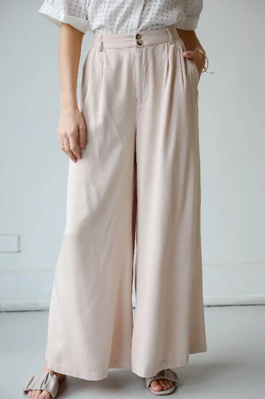 FINAL SALE - Confident Appeal Taupe Trouser Pants