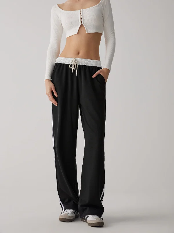 contrast-waist-wide-leg-pants