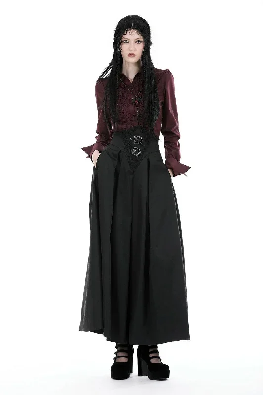 corseted-waist-maxi-skirt-with-pockets