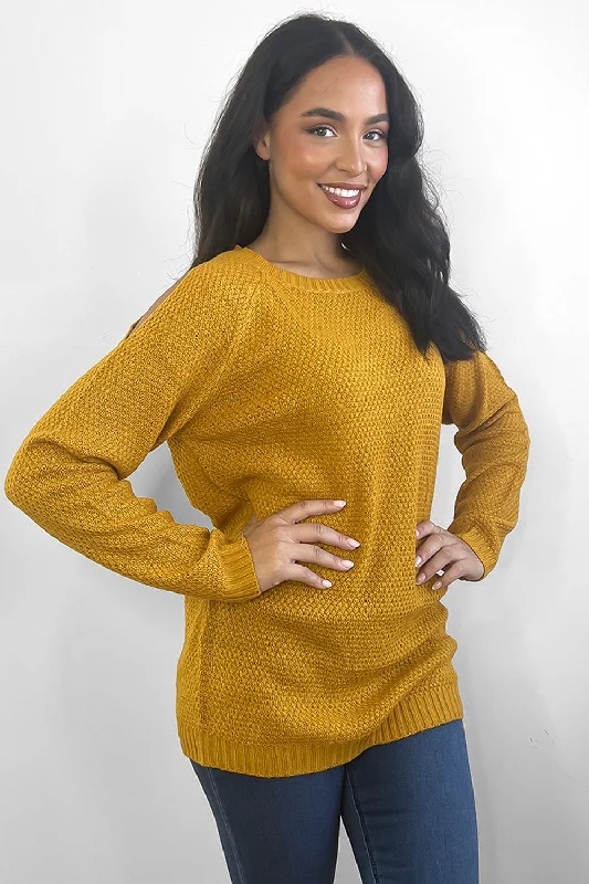 crochet-knit-cold-shoulders-pullover