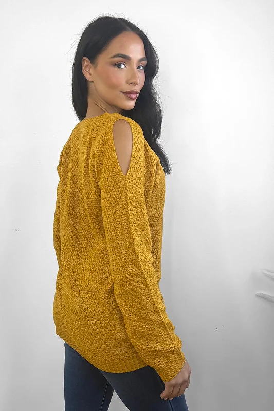 crochet-knit-cold-shoulders-pullover