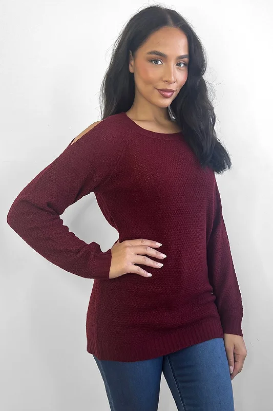 crochet-knit-cold-shoulders-pullover