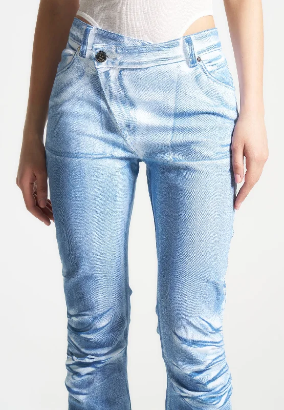 denim-effect-tacked-fit-and-flare-jeans-white-blue