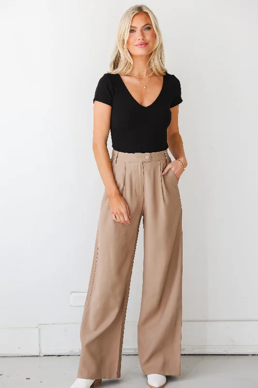 effortlessly-posh-taupe-trouser-pants