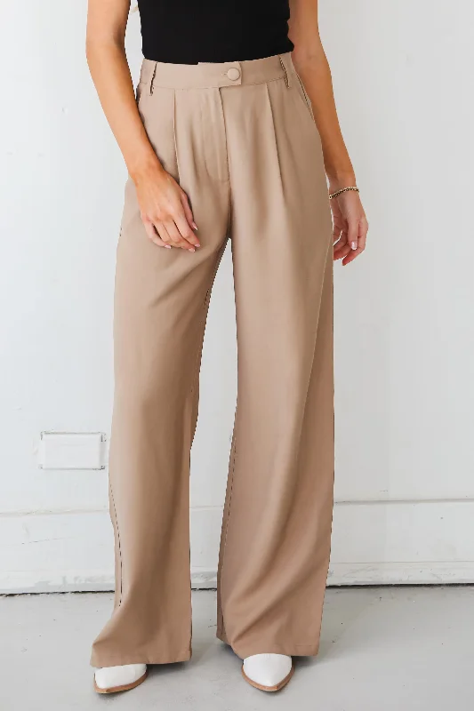 effortlessly-posh-taupe-trouser-pants