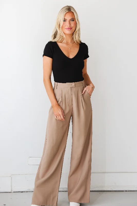 effortlessly-posh-taupe-trouser-pants