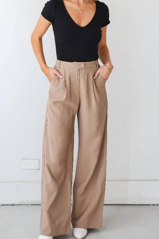 effortlessly-posh-taupe-trouser-pants