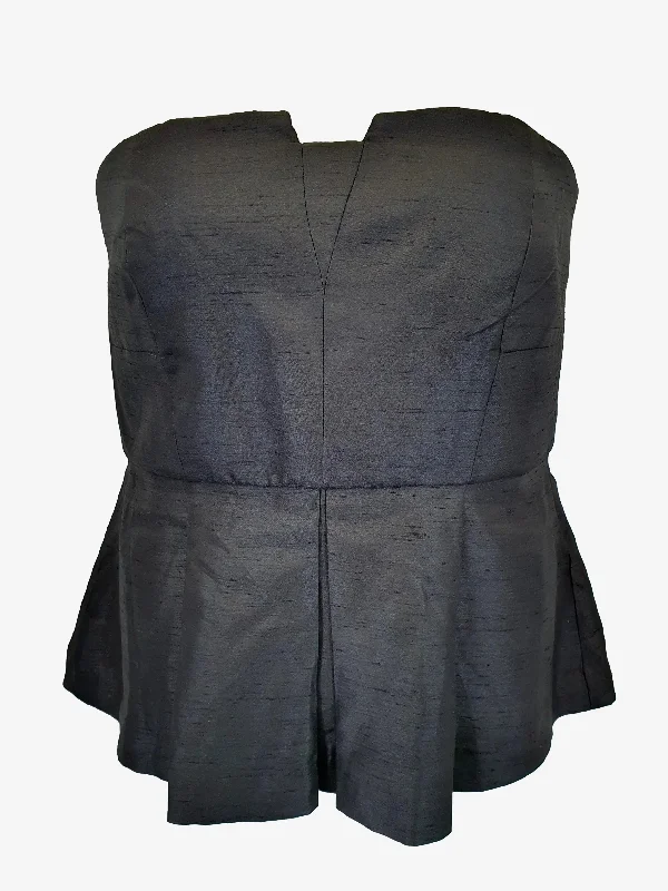 Events Black Bustier Top Size 12