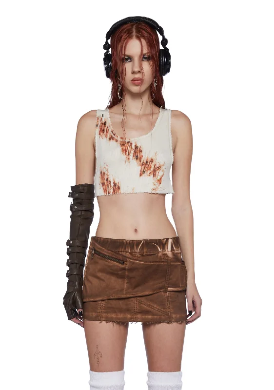 Fader Rust Pin Crop Tee