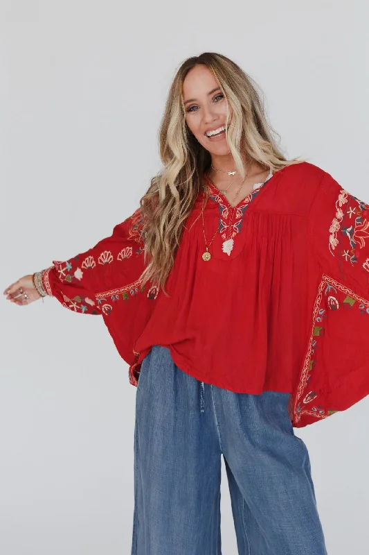 frida-embroidered-dolman-sleeve-top-rust