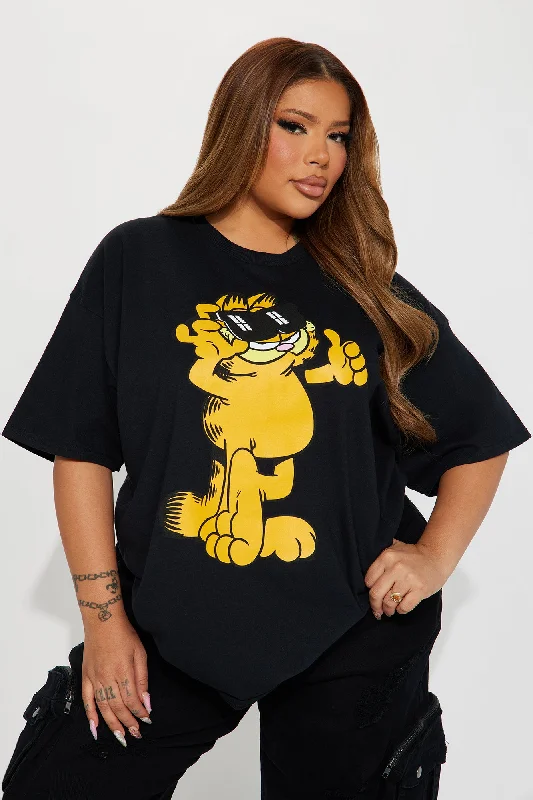 garfield-cool-cat-tee-black