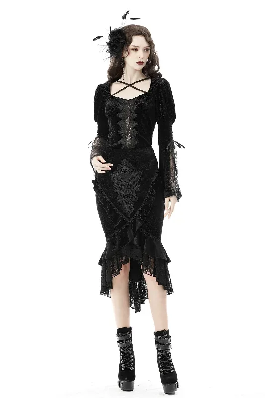 ghostling-vintage-goth-skirt