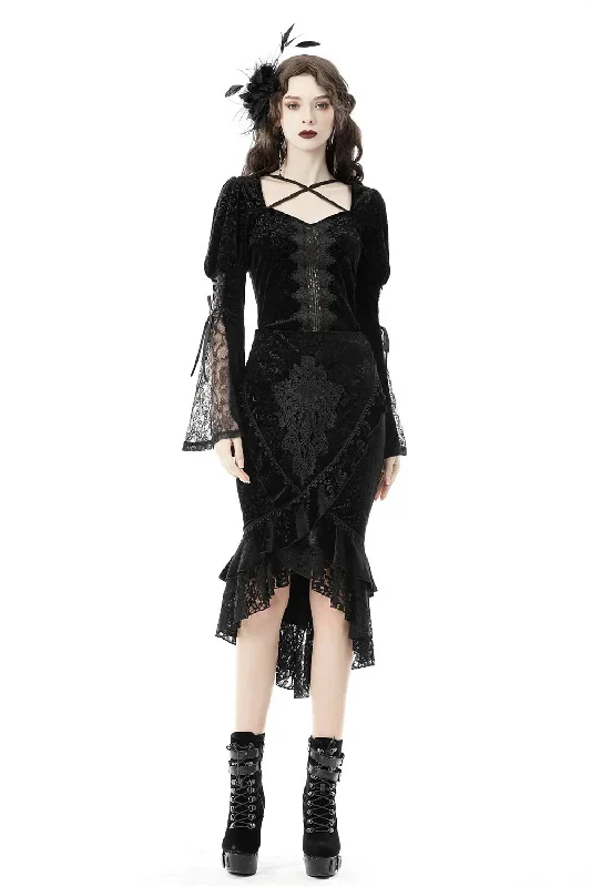 ghostling-vintage-goth-skirt