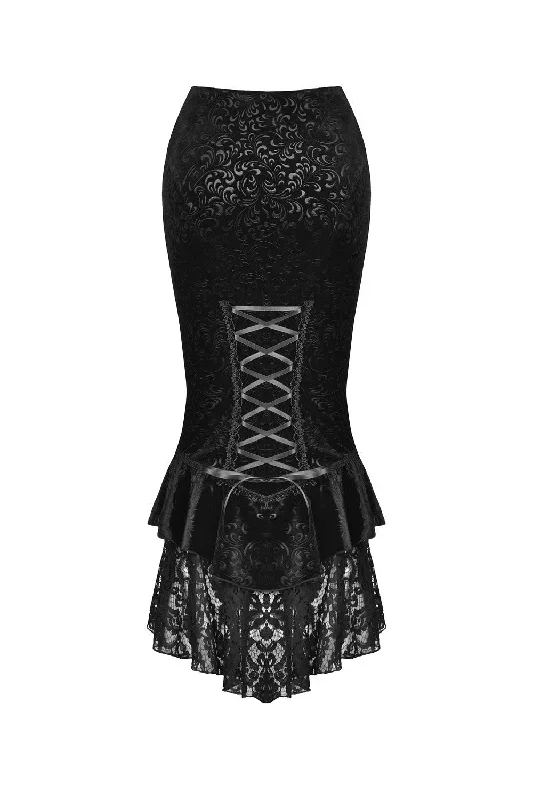 ghostling-vintage-goth-skirt