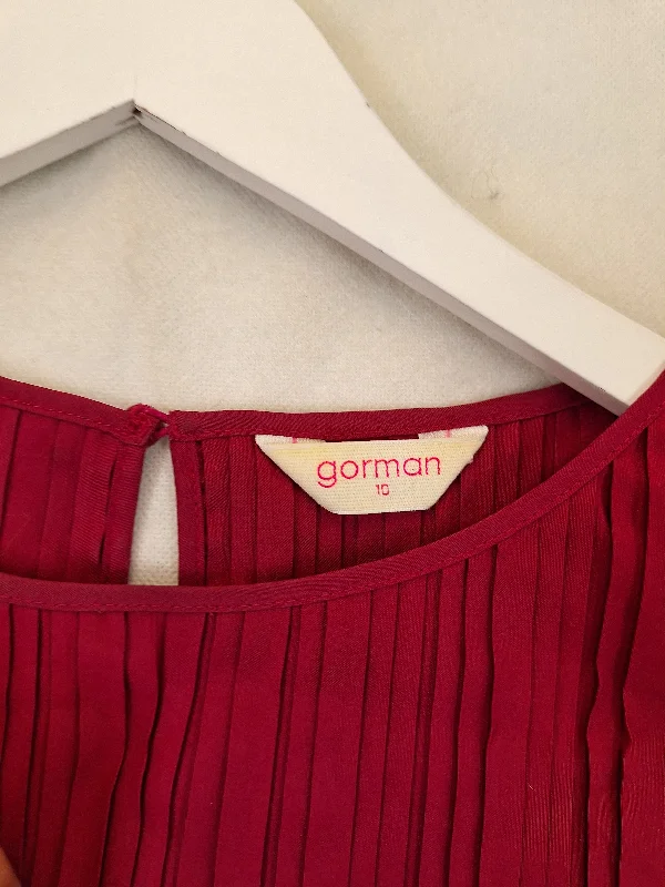 gorman-fuschia-plisse-peekaboo-top-size-10-b007-514-pi