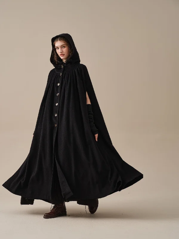 hooded-wool-cloak-coat-in-black-maxi-hooded-wool-cloak-renaissance-cloak-witch-cloak-full-circle-cape-cloak-winter-coat-linennaive