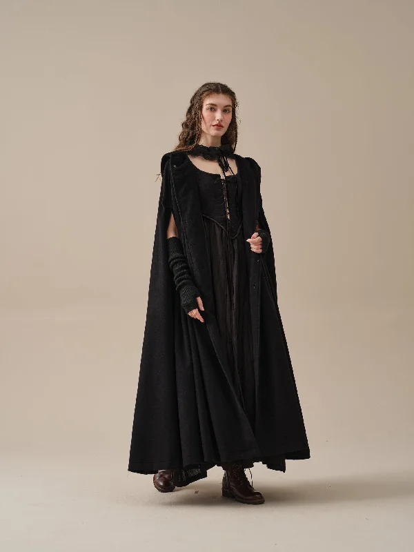 hooded-wool-cloak-coat-in-black-maxi-hooded-wool-cloak-renaissance-cloak-witch-cloak-full-circle-cape-cloak-winter-coat-linennaive