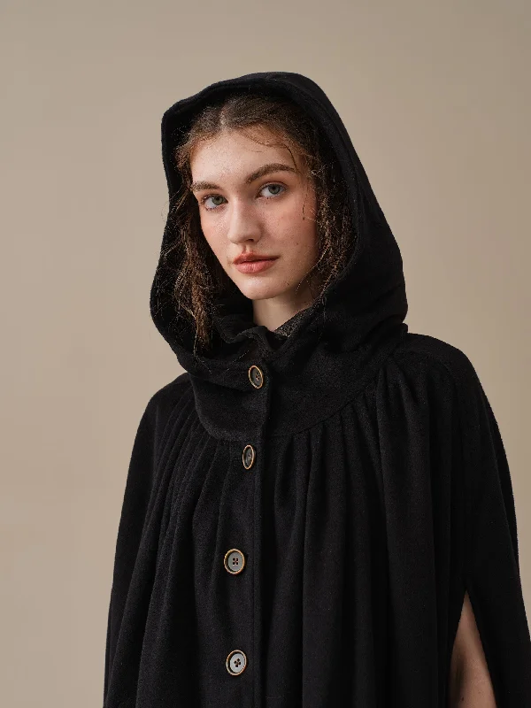 hooded-wool-cloak-coat-in-black-maxi-hooded-wool-cloak-renaissance-cloak-witch-cloak-full-circle-cape-cloak-winter-coat-linennaive