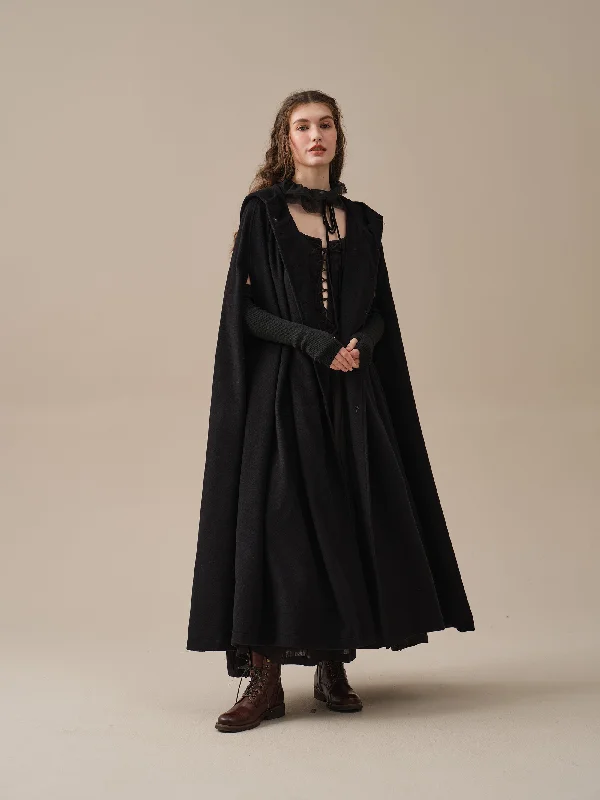 hooded-wool-cloak-coat-in-black-maxi-hooded-wool-cloak-renaissance-cloak-witch-cloak-full-circle-cape-cloak-winter-coat-linennaive