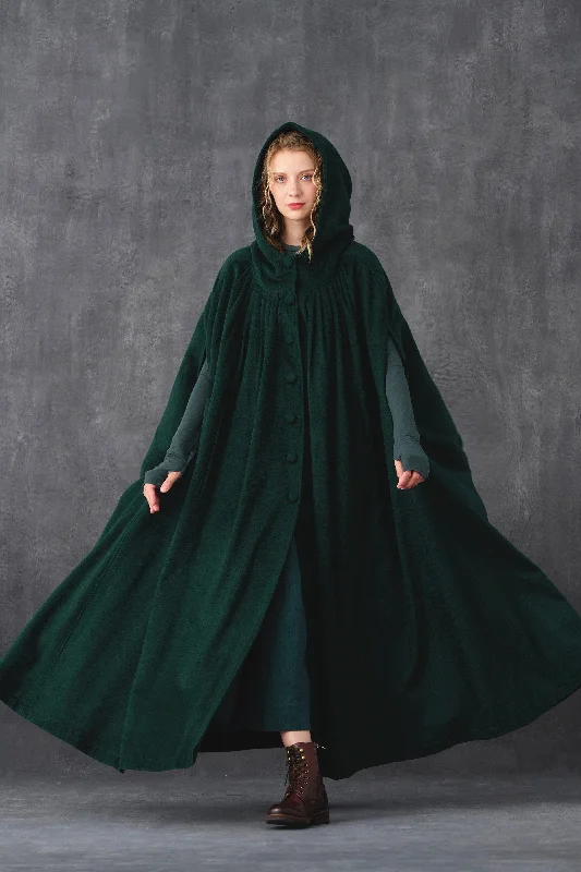 hooded-wool-cloak-coat-in-black-maxi-hooded-wool-cloak-renaissance-cloak-witch-cloak-full-circle-cape-cloak-winter-coat-linennaive