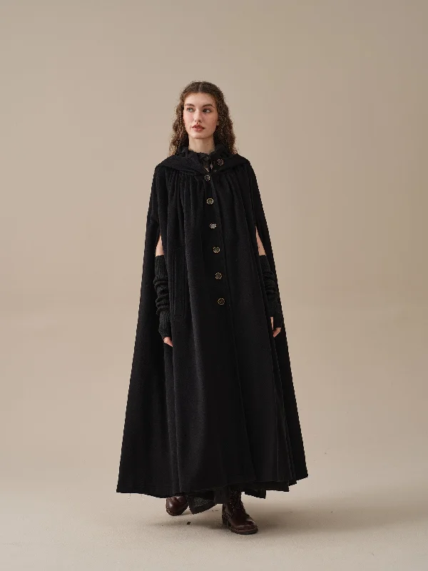 hooded-wool-cloak-coat-in-black-maxi-hooded-wool-cloak-renaissance-cloak-witch-cloak-full-circle-cape-cloak-winter-coat-linennaive