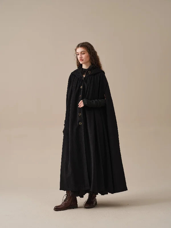 hooded-wool-cloak-coat-in-black-maxi-hooded-wool-cloak-renaissance-cloak-witch-cloak-full-circle-cape-cloak-winter-coat-linennaive