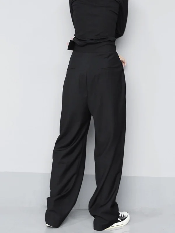 hook-and-loop-fastener-wide-leg-pants