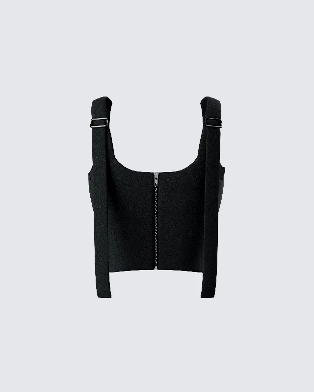 janice-black-twill-bustier-top