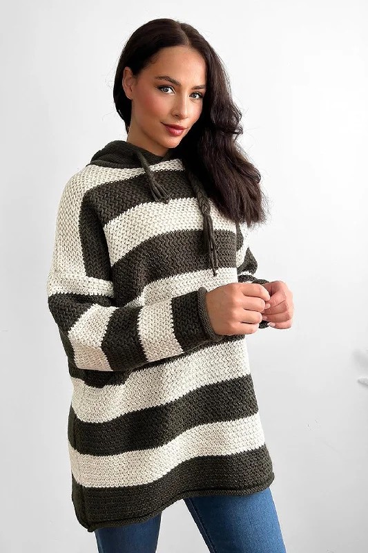 large-stripes-pattern-hooded-pullover