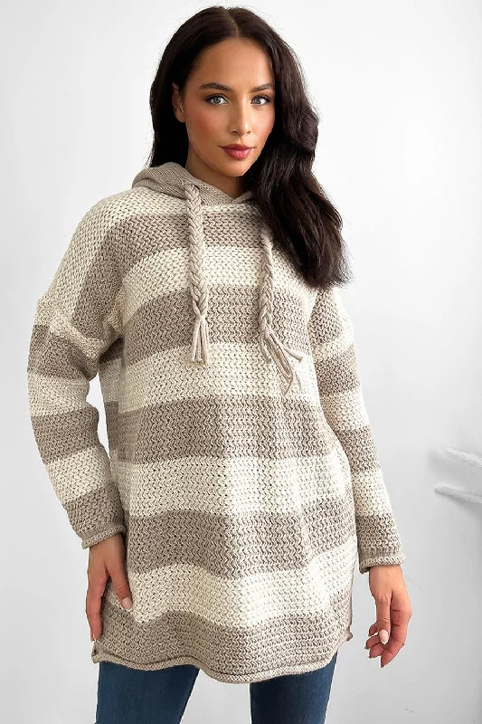 large-stripes-pattern-hooded-pullover