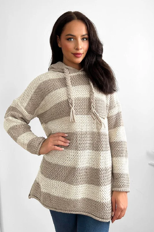 large-stripes-pattern-hooded-pullover