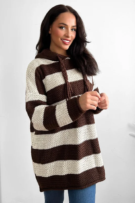 large-stripes-pattern-hooded-pullover