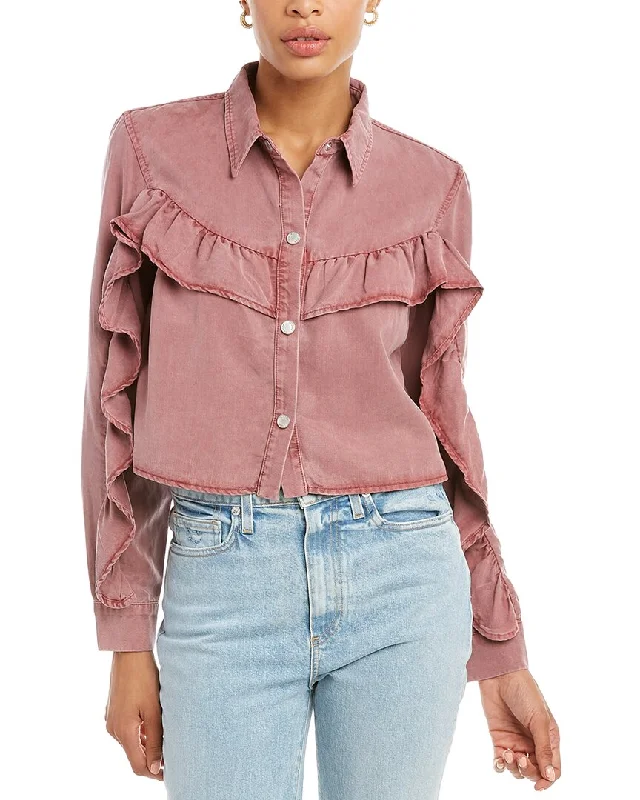 Le Jean Nina Crop Shirt