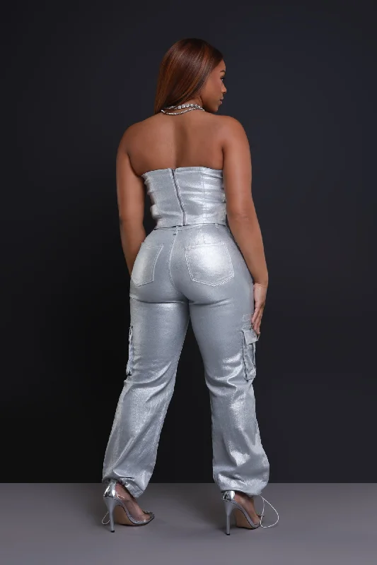 lose-control-metallic-cargo-pants-silver