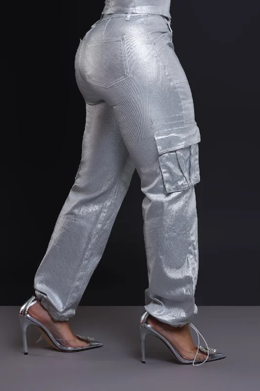 lose-control-metallic-cargo-pants-silver