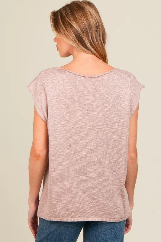 mauve-two-tone-split-v-neck-dolman-short-sleeve-maternity-top