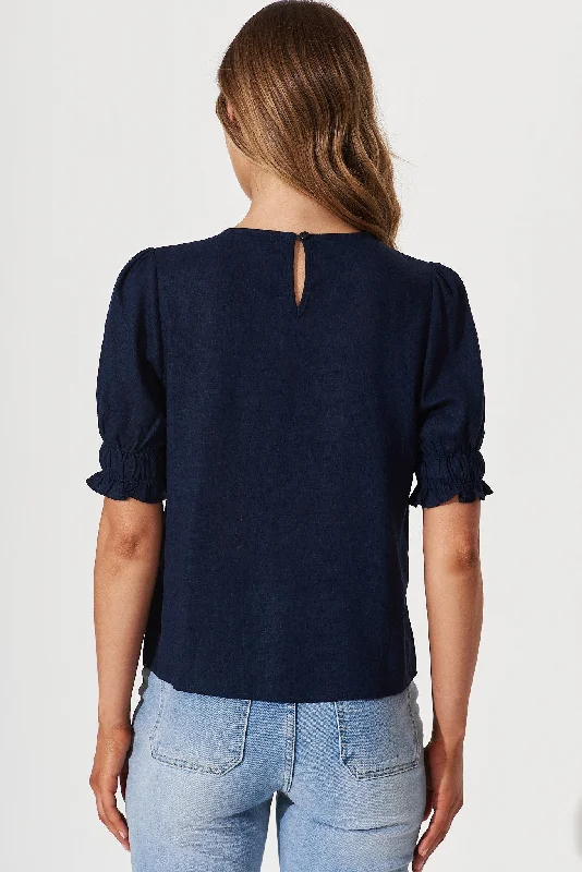 melanie-top-in-navy-cotton-linen-blend