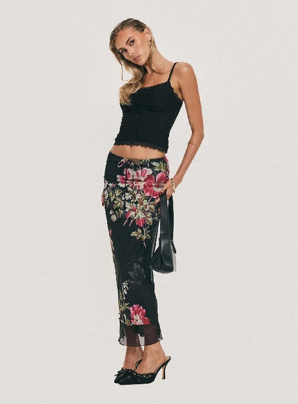 paganio-maxi-skirt-black-floral