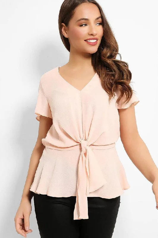 peach-knit-front-detail-top