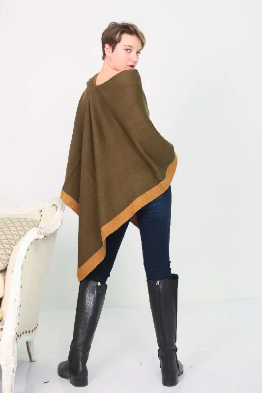 petite-shoulder-strap-bordered-poncho-olive