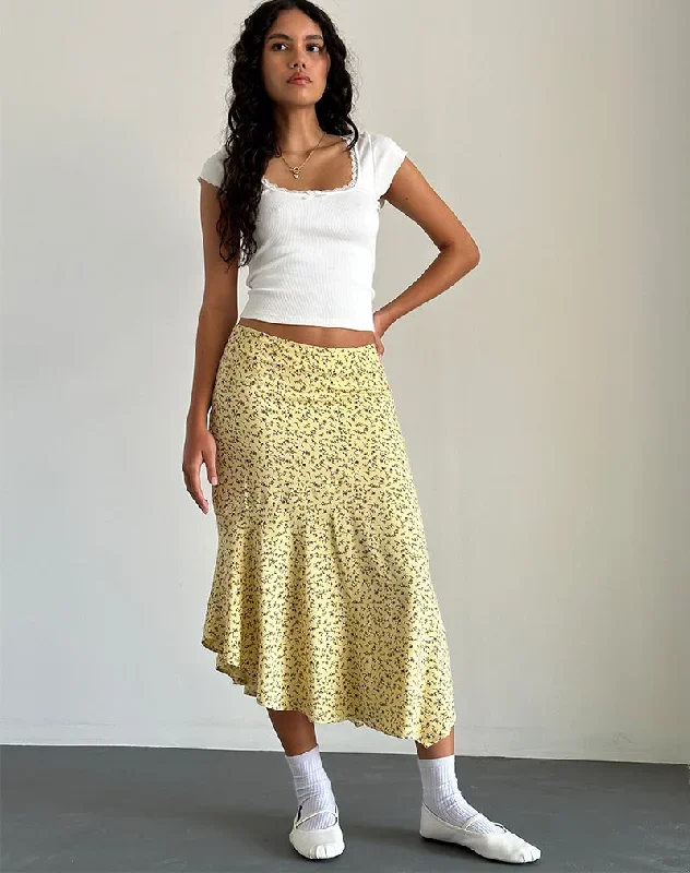 rans-midi-skirt-flowing-flower-yellow