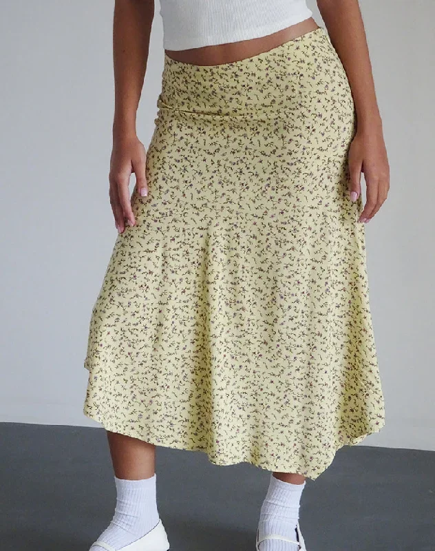 rans-midi-skirt-flowing-flower-yellow