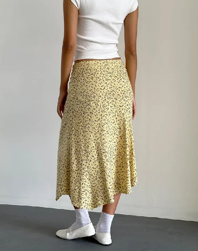 rans-midi-skirt-flowing-flower-yellow