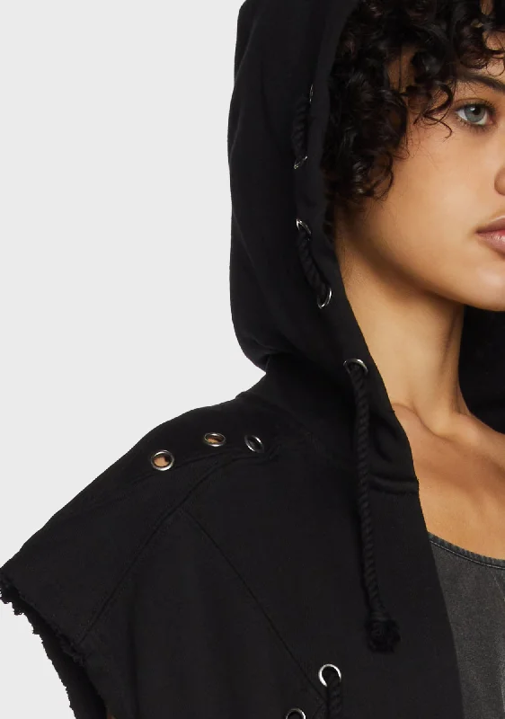 replay-unisex-hooded-cargo-vest-black