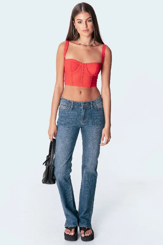 Aubrey Low-Rise Jeans