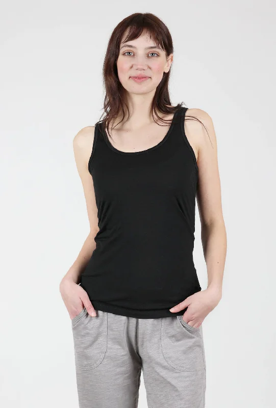 Classic Merino Tank, Black