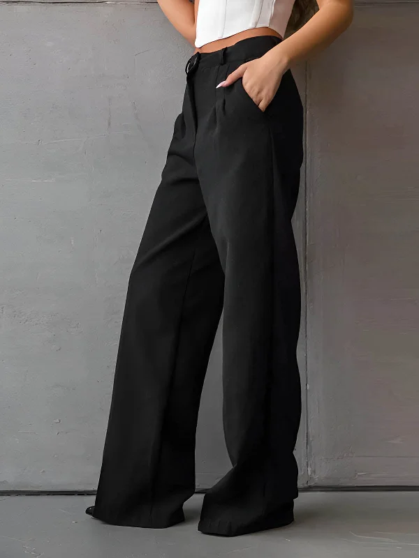 solid-slant-pockets-flare-leg-long-pants