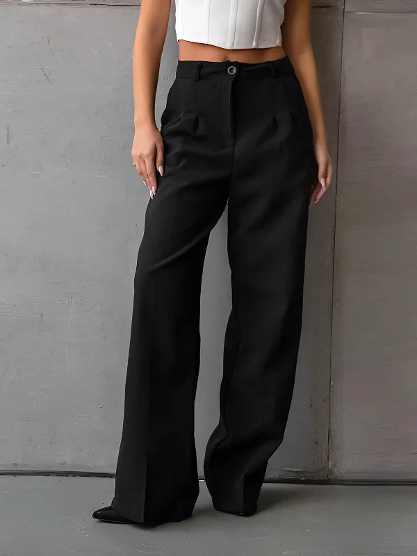 solid-slant-pockets-flare-leg-long-pants