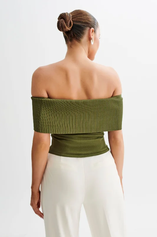 susanna-off-shoulder-knit-top-military-olive