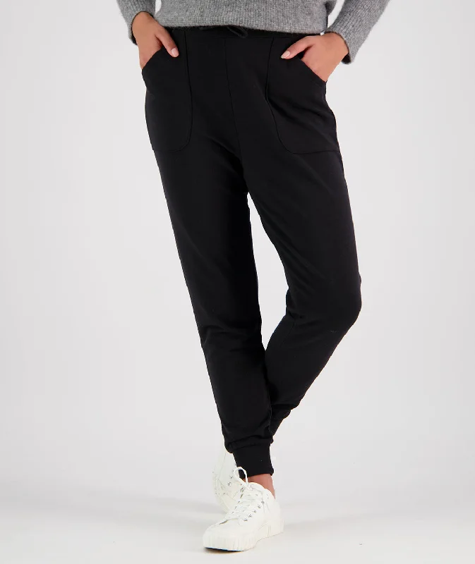 swanndri-red-beach-v-merino-terry-jogger-black